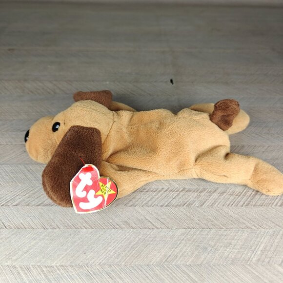 Ty Beanie Babies Collection Bones Plush Dog Stuffed Animal - Picture 2 of 5